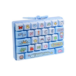 Happy 24/7 Stress-Relief 26-Key Keyboard Clip - Blue